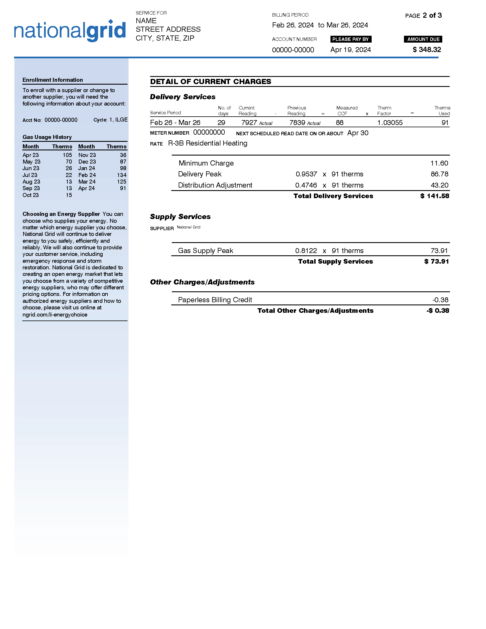 Payment Agreement Bill - Page 2